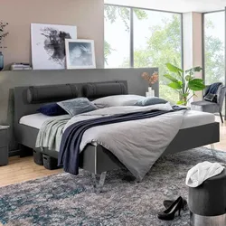 rauch ORANGE Bett Montclar-Extra 140 x 200 cm Dekor Grau Graphit
