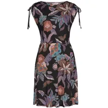 VIVANCE Jerseykleid Schwarz Geblümt 44
