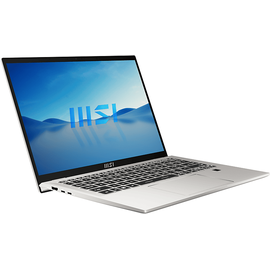 MSI PRESTIGE 14 EVO, Notebook, mit 14,0 Zoll Display, Intel® CoreTM i5,i5-13500H Prozessor, 16 GB RAM, 512 SSD, Iris® Xe, Urban Silver, Windows 11 Home (64 Bit)