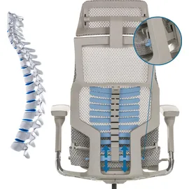 HJH Office POFIT G GEN2 Netzstoff Hellgrau