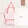 KidzRoom Stripe Frenzy Rucksack - Pink / White - One Size