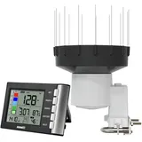 ECOWITT WH5370H Drahtloser digitaler Regenmesser (mit Thermometer), hochpräziser selbstentleerender Regenauffangbehälter mit verbessertem 3,5-cm-Trichterdesign für die Echtzeit-Regenüberwachung