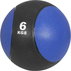 Medizinball aus Gummi 1 - 10 kg BLAU|BLAU 6kg