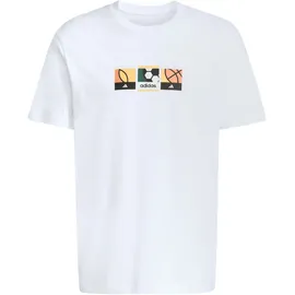 adidas MEMORIES OF SPORT STAMPS GRAPHIC weiß L