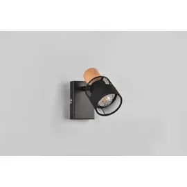 Trio Nandini 1 E14 schwarz matt, Metall/Holz
