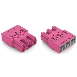 Wago 770-293/081-000 Stecker, 3-polig, Kod. B, pink 770293081000 - 100 Stück