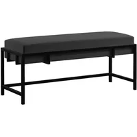 Möbel Kraft Polsterbank schwarz ¦ Maße (cm): B: 100