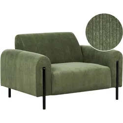 Sessel ASKIM Cord Olivgrün