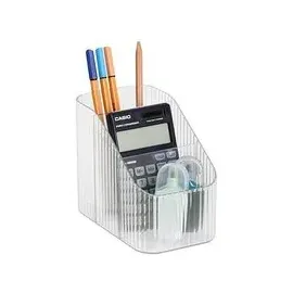 Zeller Schreibtisch-Organizer Kunststoff transparent 3 St.