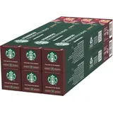 STARBUCKS Italian Style Roast by Nespresso, Dunkle Röstung, Kaffeekapseln 6 x 10 (60 Kapseln)