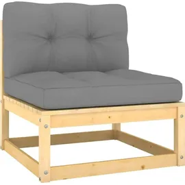 vidaXL Garten-Lounge-Set 6-tlg. grau