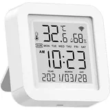 Kühlschrank-gefrierschrank-thermometer, Drahtloses Thermometer Mit 2 Sensoren, Akustischem Alarm, Min/max-anzeige.