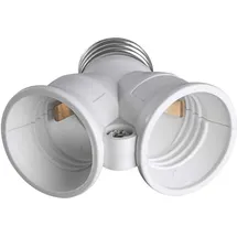 Heitronic Lampenfassung-Adapter E27 auf 2x E27