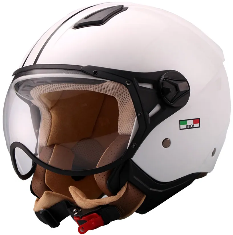 Vito Moda, casque à réaction - Blanc - L