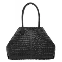 Liebeskind Berlin Kroko Chelsea Shopper M black