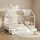 Homestyle4u Hausbett 2522 90 x 200 cm Kiefer massiv weiß