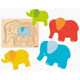 GoKi Schichtenpuzzle Elefant (57450)