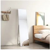 EMKE Standspiegel EMKE Standspiegel 160x40cm Ganzkörperspiegel mit Rahmen, HD Groß Ganzkörperspiegel mit Haken, Rechteckiger Hochspiegel