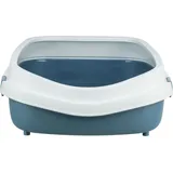 Trixie Katzentoilette Primo XXL Blau/Weiß