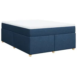 vidaXL Boxspringbett 140 x 200 cm Blau