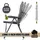 BigDean Campingstuhl Bequemer Grau
