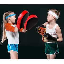 luxuskollektion Boxhandschuh Handpratzen Set PU Pratzen 6OZ Boxen