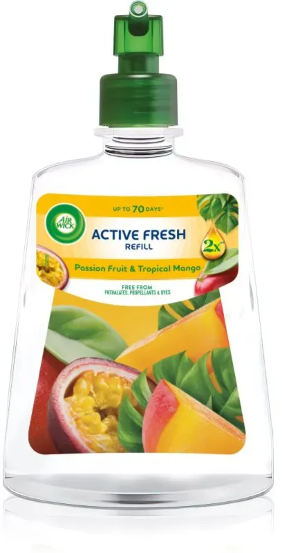 Air Wick Active Fresh Passion Fruit & Tropical Mango Lufterfrischer Ersatzfüllung 228 ml