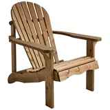 Brafab Skule Gartensessel 73 x 91 x 73 cm braun