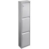 Svita Schwingdeckeleimer 45 l Silber