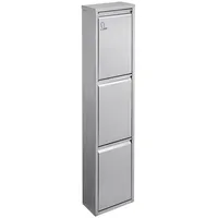 Svita Schwingdeckeleimer 45 l Silber