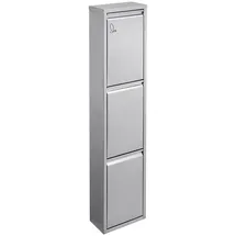 Svita Schwingdeckeleimer 45 l Silber