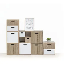 5five simply smart Simply Smart Aufbewahrungsbox 31 x 31 cm 1-tlg. beige