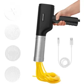 Cecotec Fun EasyPasta Kabellose Nudelmaschine für Nudeln und Spaghettis, 40 W, 200 g Kapazität, 3 Scheiben im Lieferumfang enthalten, 50 Anwendungen