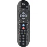 wkolf SKY Q Fernbedienung (Gerätespezifische Fernbedienung, Infrarot), Fernbedienung, Schwarz