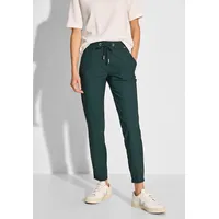 Cecil Homewearhose »TRACEY«, mit Tunnelzug, Gr. XL (44) - Länge 28, fir green, Damen Hosen Middle Waist