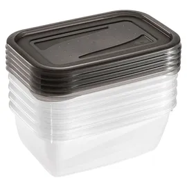 KEEEPER Frischhaltedose eckig transparent 5 x 0,5 l