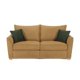 deinbett Einzelsofa Polly de Luxe ¦ gelb ¦ Maße (cm): B: 201 H: 95 T: 104.0