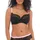 Freya BH Offbeat Undewired Side Support Bra schwarz, I 75 Damen