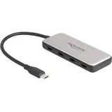 DeLock USB Hub mit 4x USB Type-C 4 Port, USB-C® zu USB-C, 85 Watt