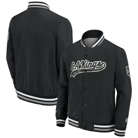 Fanatics Los Angeles Kings Sateen Bomberjacke schwarz XL