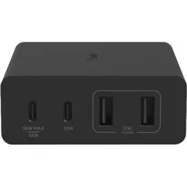 Belkin 108W 4-Port Ladegerät, 2x USB-C, 2x USB-A, schwarz, 2m Netzkabel