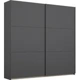 Rauch Schwebetürenschrank »Kleiderschrank Schrank Garderobe Wäscheschrank DRAX«, inkl. Organizer mit 6 Fächern, optional mit Spiegel MADE IN GERMANY, grau