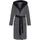 KangaROOS Bademantel Luana Grau/Schwarz S