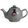 Price&Kensington Price & Kensington Teekanne glänzend anthrazit, 2 Tassen