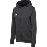 hummel Authentic PL ZIP HOODIE WOMAN asphalt S