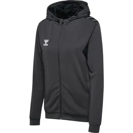 hummel Authentic PL ZIP HOODIE WOMAN asphalt S