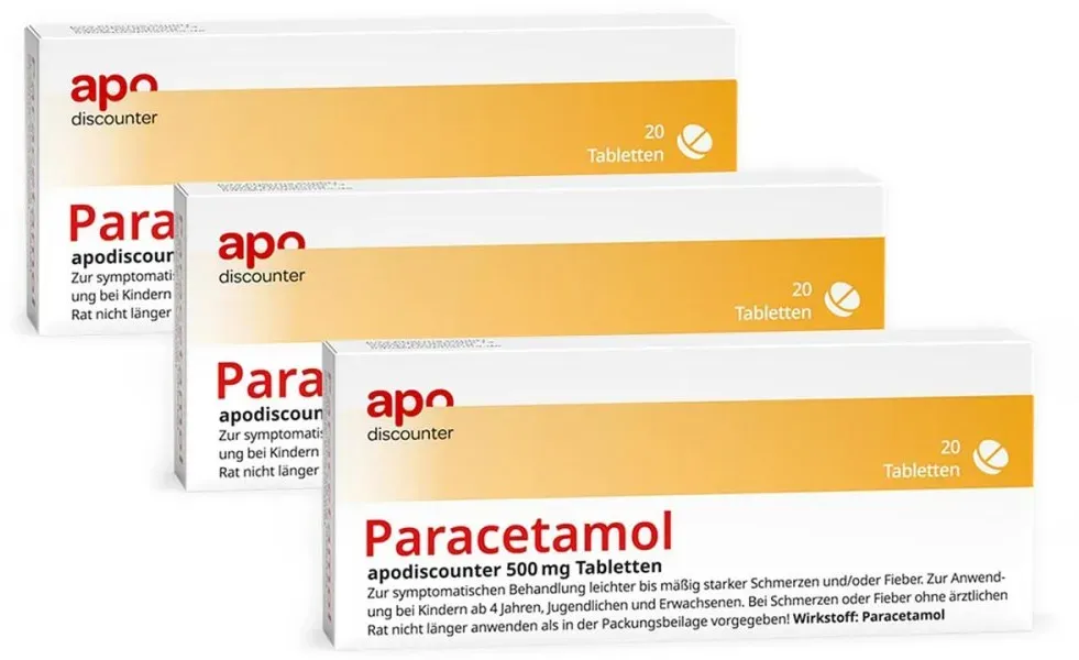 Paracetamol 500 mg von apodiscounter