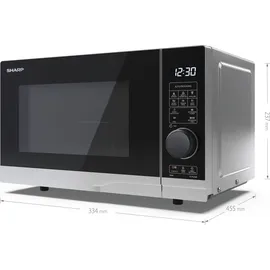 Sharp YC-PG204AE-S Mikrowelle mit Grill