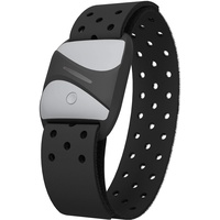 smartLAB hrm A Herzfrequenzmesser am Arm Schwarz EKG genaue Pulsmessung mit Bluetooth und ANT+ Kompatible mit Garmin Wahoo Polar Apple Watch RUNTASTIC PRO