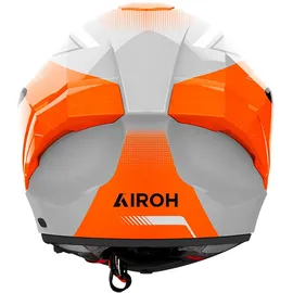 Airoh Matryx Wide, Integralhelm - Grau/Schwarz/Orange/Weiß / L